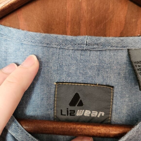 Vintage Liz Wear Button Down and Embroidered Vest Set - Picture 6 of 14